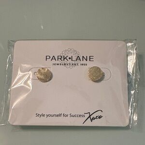 Park Lane Gold Round Earrings